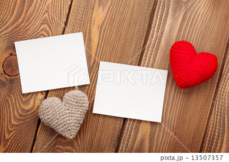 Photo frames and handmaded valentines day toy hearts Photo frames and handmaded valentines day toy hearts 13507357