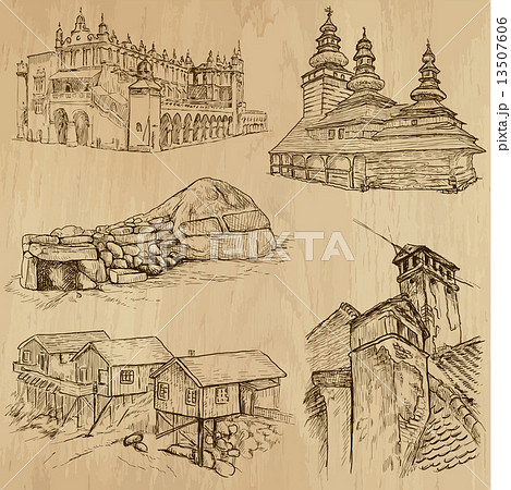Architecture - An hand drawn vector pack Architecture - An hand drawn vector pack 13507606