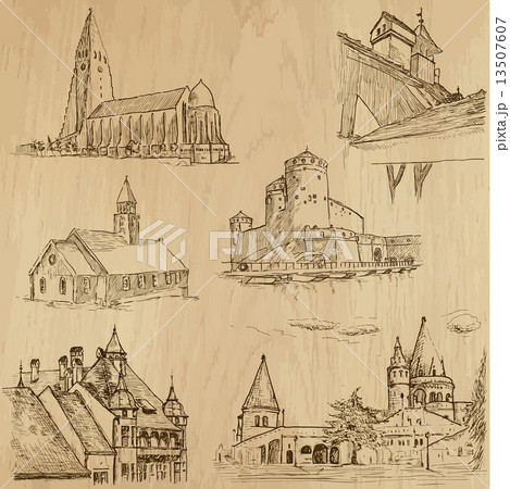 Architecture - An hand drawn vector pack Architecture - An hand drawn vector pack 13507607
