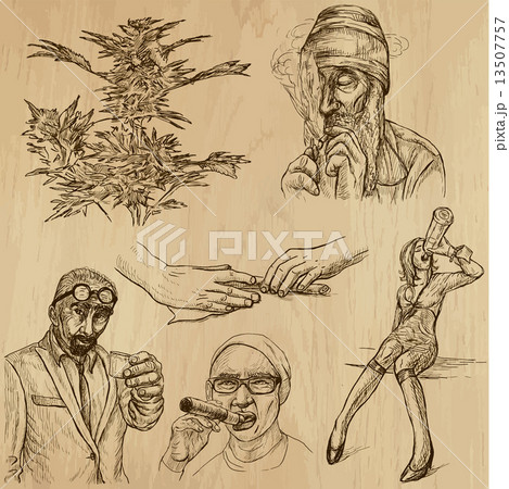 Drugs - An hand drawn vector pack 13507757