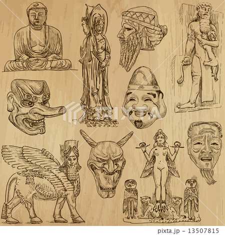 Old Art - An hand drawn vector pack 13507815