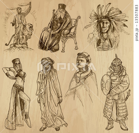 People - An hand drawn vector pack 13507883