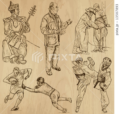 People - An hand drawn vector pack People - An hand drawn vector pack 13507893