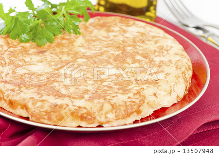 Spanish Tortilla - Traditional Spanish omelette with potatoes  Spanish Tortilla - Traditional Spanish omelette with potatoes  13507948