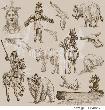 Wild West - An hand drawn vector pack 13508470