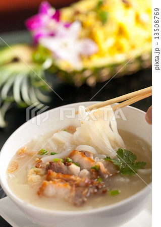 Thai Soup with Pork 13508769