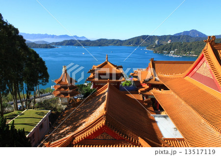 台湾の日月潭 13517119