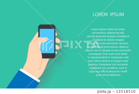 businessman using smartphone. Vector illustration EPS10 13518510