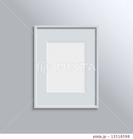 White frame on a wall vector background design for your content. Vector illustration EPS10. White frame on a wall vector background design for your content. Vector illustration EPS10. 13518598
