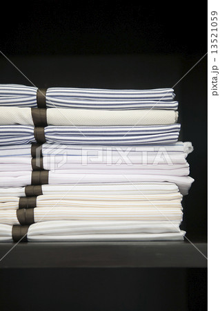 Fabric stacked in black storage Fabric stacked in black storage 13521059