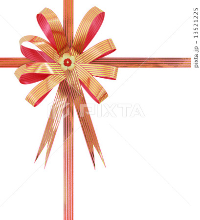 gift ribbon and bow Isolated on white background 13521225