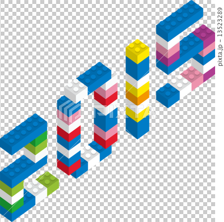 2015（ブロック　青） 13523289