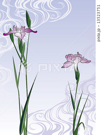 Utagawa Hiroshige Illustration Of Iris In Stock Illustration