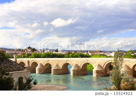 Great Mosque and Roman Bridge, Cordoba, Spain 13524922