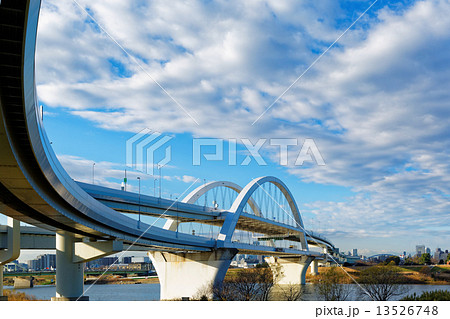 江北ジャンクションと五色桜大橋 江北ジャンクションと五色桜大橋 13526748