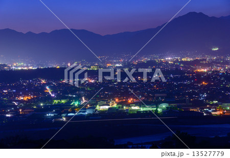 長野　飯田の夕景 13527779