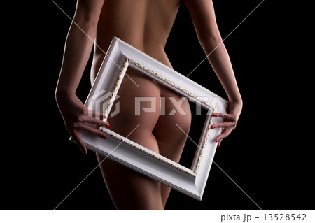 Image of elastic female ass framed 13528542