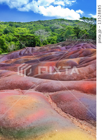 Main sight of Mauritius- Chamarel-seven-color lands. Main sight of Mauritius- Chamarel-seven-color lands. 13528885