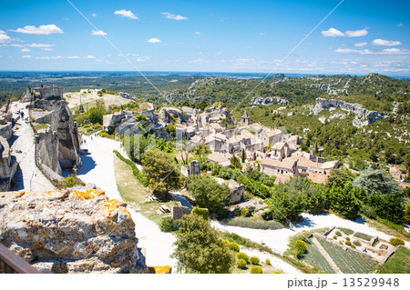 Castle Les Baux de-Provence, Provence, France on warm sunny day Castle Les Baux de-Provence, Provence, France on warm sunny day 13529948