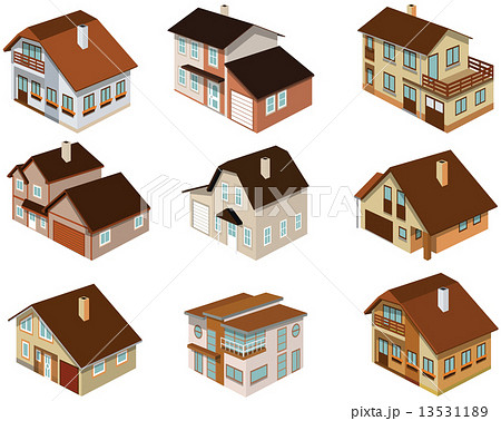 City houses in perspective 13531189