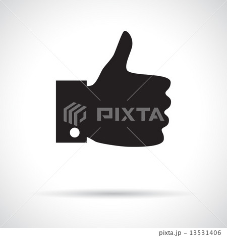 Thumb up icon. Thumb up icon. 13531406