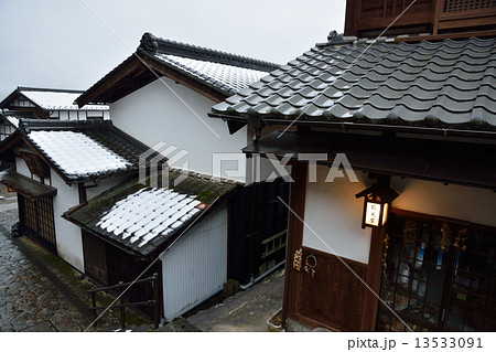 冬の馬籠宿 冬の馬籠宿 13533091