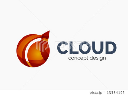 Modern cloud logo 13534195