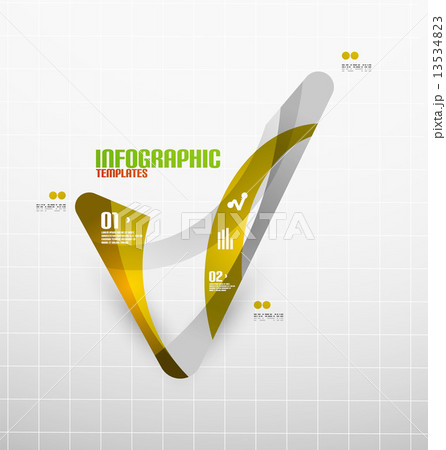Modern fresh wave business infographics Modern fresh wave business infographics 13534823