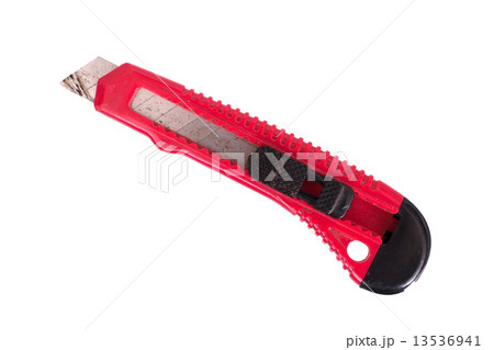 Utility knife isolated 13536941