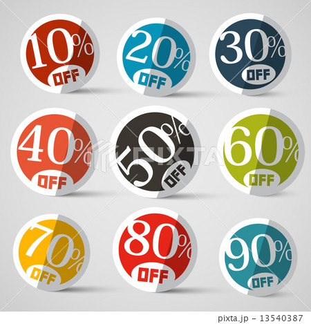 Discount Vector Circle Labels 13540387