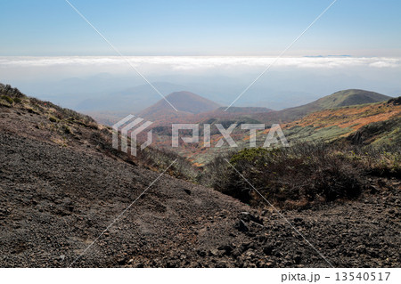 栗駒山の天狗平からの景色 栗駒山の天狗平からの景色 13540517