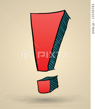 Alert symbol drawing 13540783