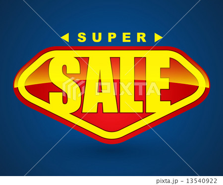Super sale tag banner. can use for promotion. 13540922
