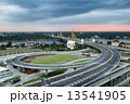 Nonthaburi bridge in Bangkok Thailand road for transportation. Nonthaburi bridge in Bangkok Thailand road for transportation. 13541905