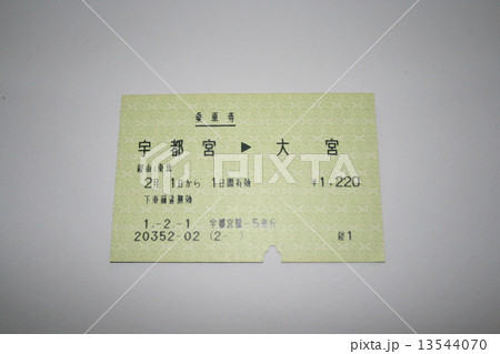 東北本線の軟券切符 東北本線の軟券切符 13544070