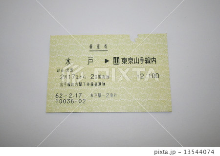 常磐線の軟券乗車券 常磐線の軟券乗車券 13544074