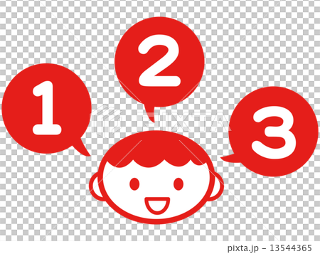 A boy who counts numbers 13544365