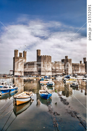 Caernarfon Castle in Wales, United Kingdom, series of Walesh castles Caernarfon Castle in Wales, United Kingdom, series of Walesh castles 13552091