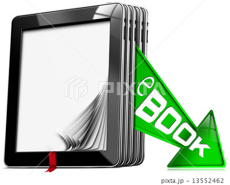 E-Book Symbol with Tablet Computers 13552462