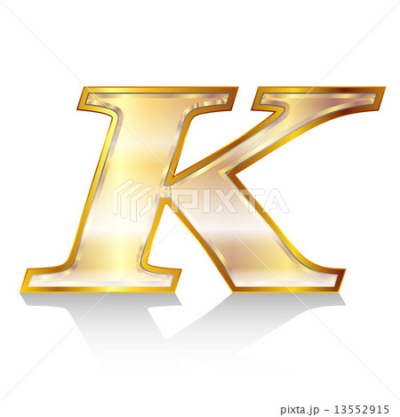 ｋ　アルファベット　エンブレム 13552915