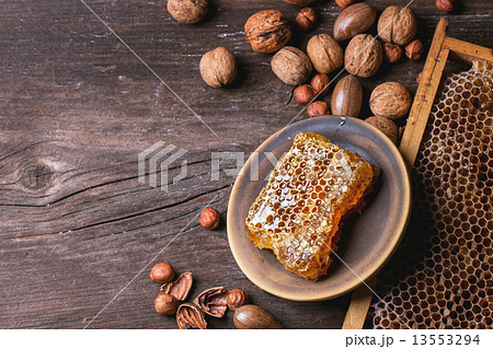 Honeycomb and nuts Honeycomb and nuts 13553294