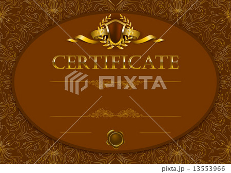 Elegant template of certificate, diploma 13553966