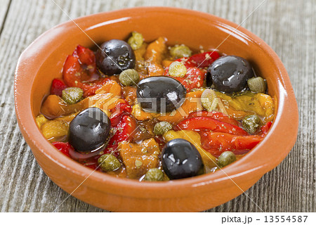 Pimientos Asados - Spanish roasted pepper salad  13554587