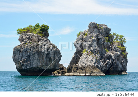 Small Island in the sea for diving 13556444