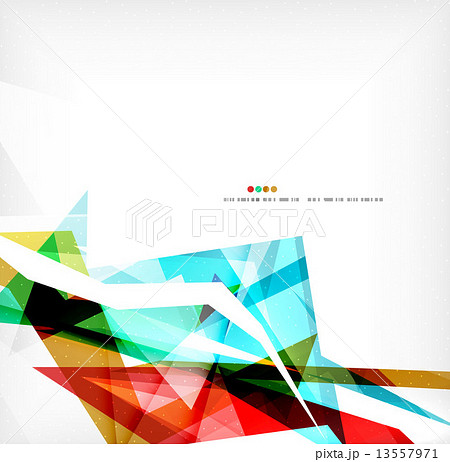 Angular geometric color shapes Angular geometric color shapes 13557971