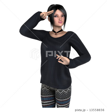 若い女性 13558656