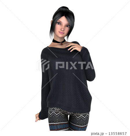 若い女性 13558657