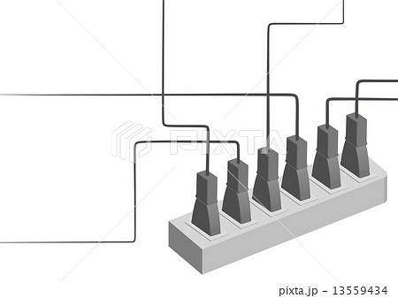 Tako Foot Wiring Stock Illustration