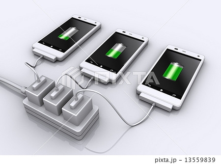 スマートフォンの充電 スマートフォンの充電 13559839