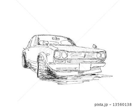 自動車のイラスト 13560138